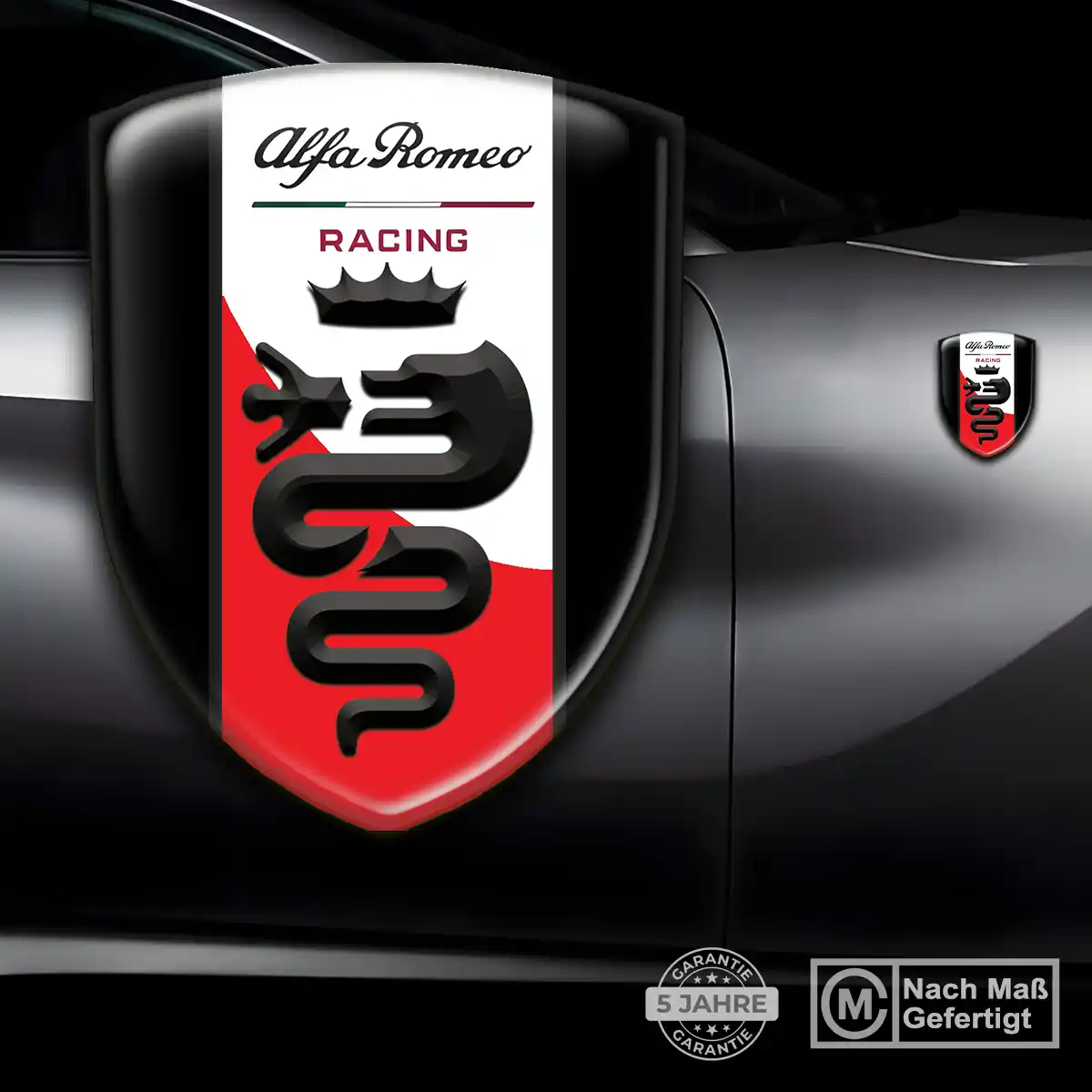 Alfa Romeo Silikon Aufkleber Embleme Auto Luxus-Edition