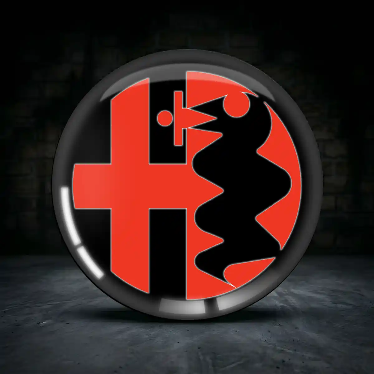 Alfa Romeo Silikon Aufkleber Embleme Exterieurdesign