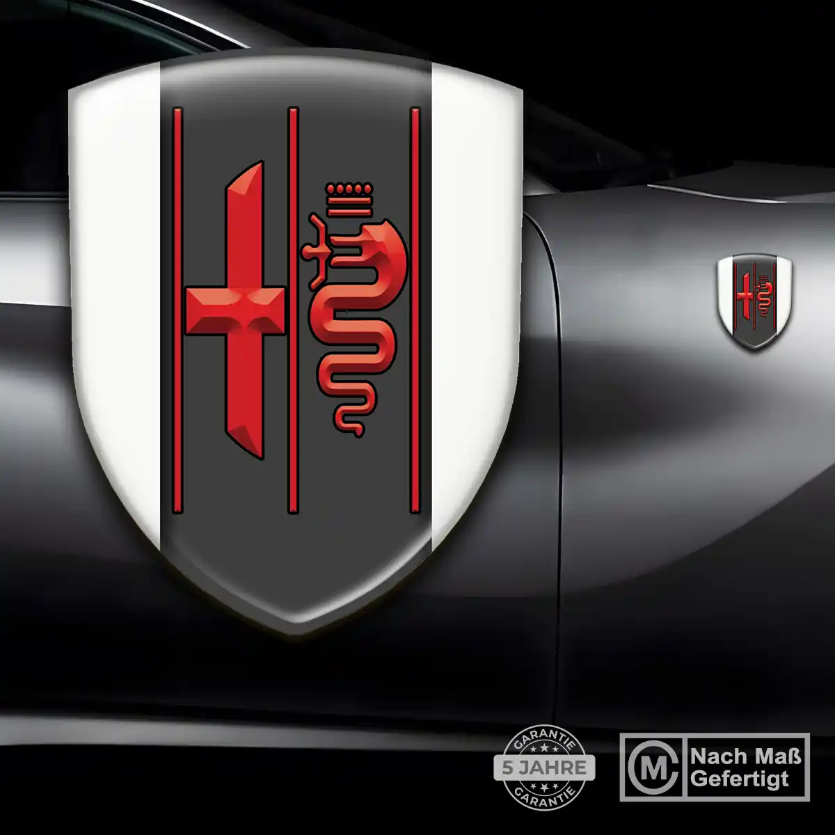 Alfa Romeo Silikon Aufkleber Hohe Qualität