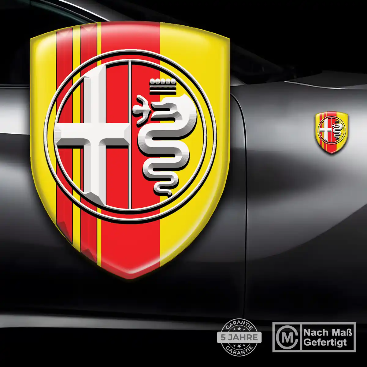 Alfa Romeo Silikon Aufkleber Limitierte Auflage