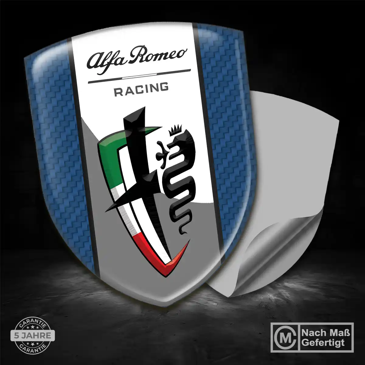 Alfa Romeo Silikon Aufkleber Premium-Edition