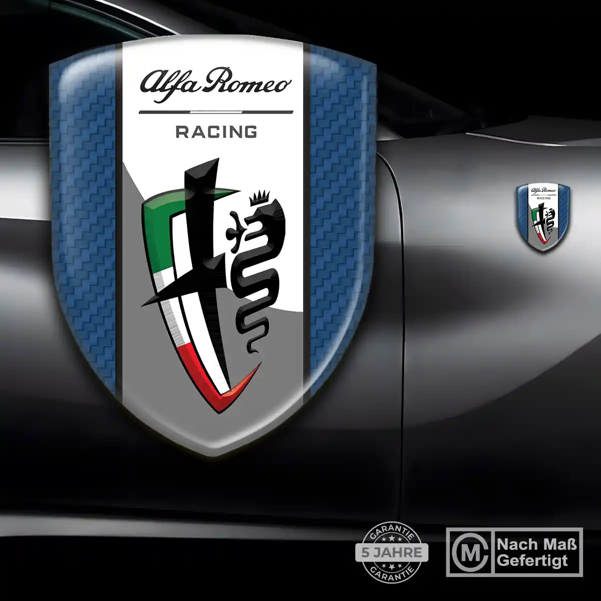 Alfa Romeo Silikon Aufkleber Premium-Edition