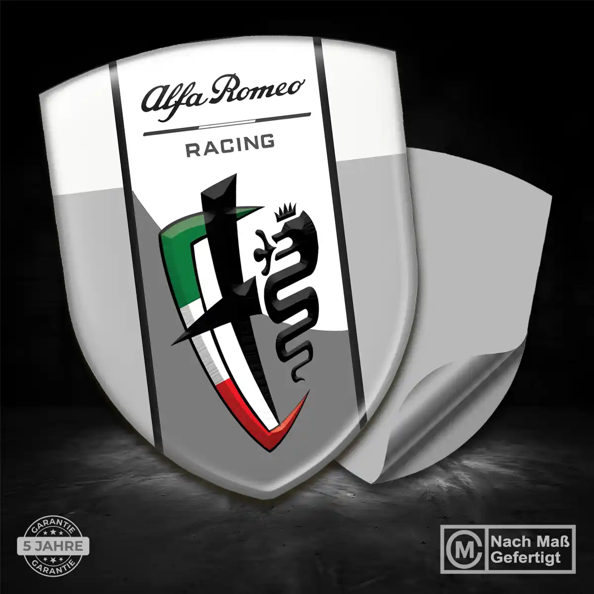 Alfa Romeo Silikon Aufkleber Wappen Auto Luxus-Edition