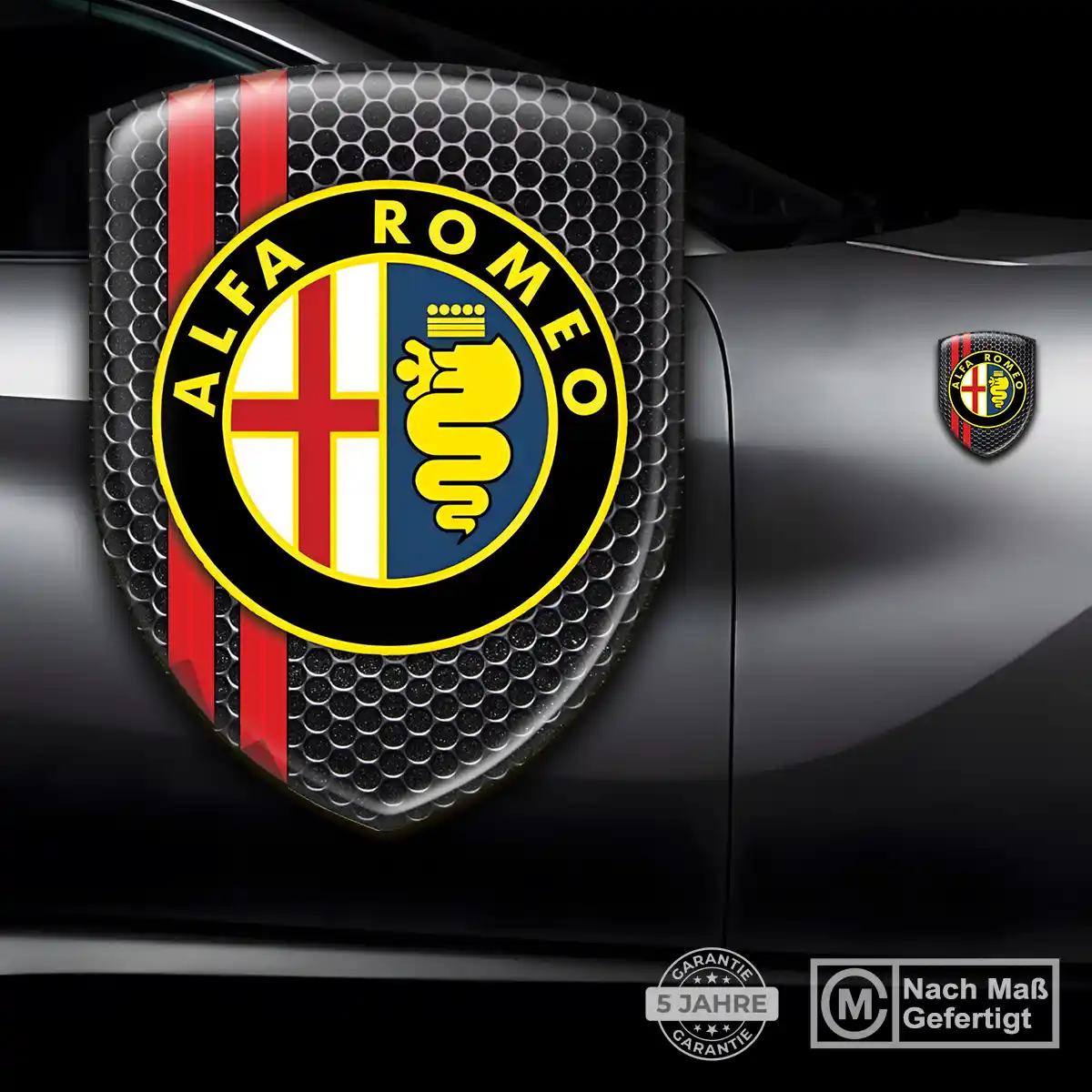 Alfa Romeo Wappen Aufkleber Emblem Auto Hohe Qualität