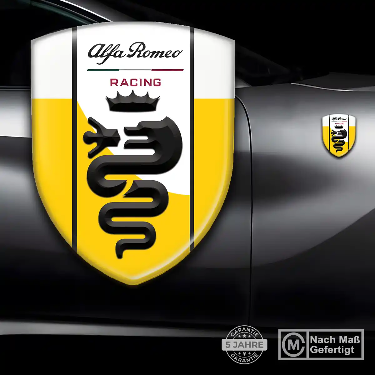 Alfa Romeo Wappen Aufkleber Emblem Hohe Qualität