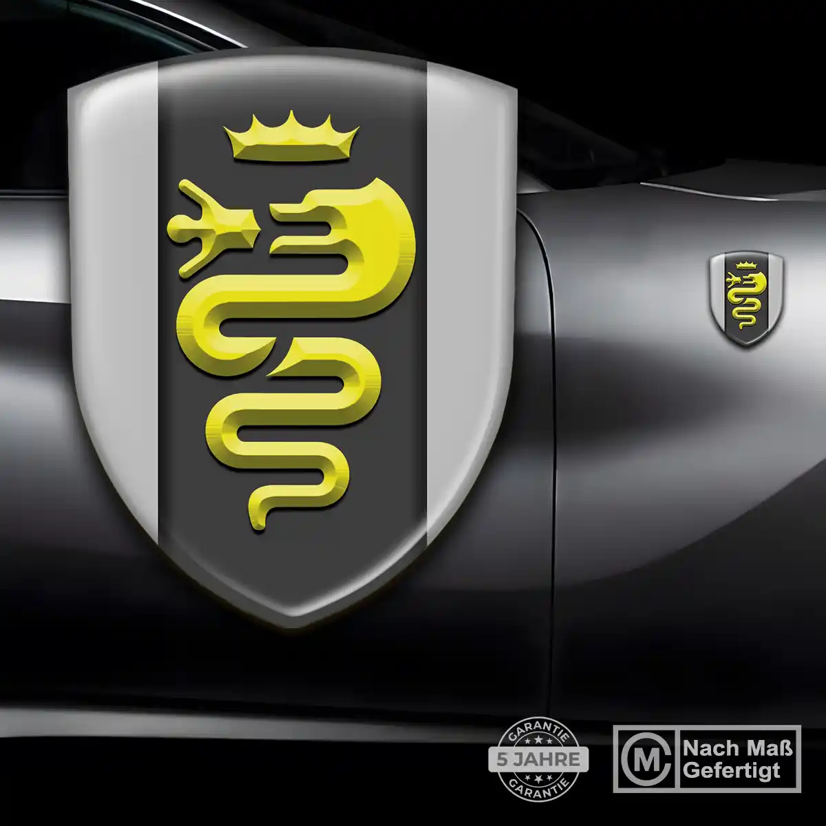 Alfa Romeo Wappen Aufkleber Emblem Limitierte Auflage