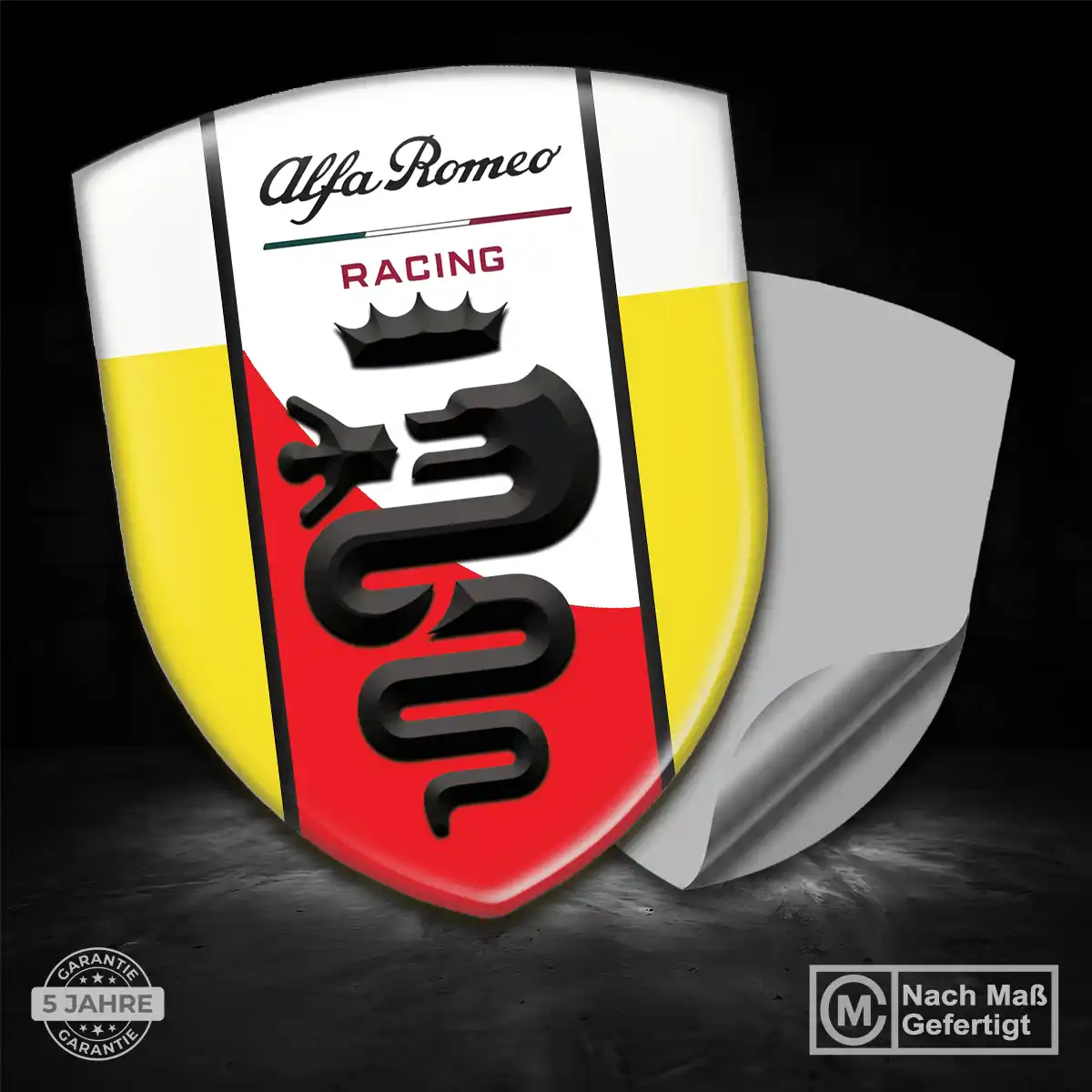 Alfa Romeo Wappen Aufkleber Emblem Premiumqualität