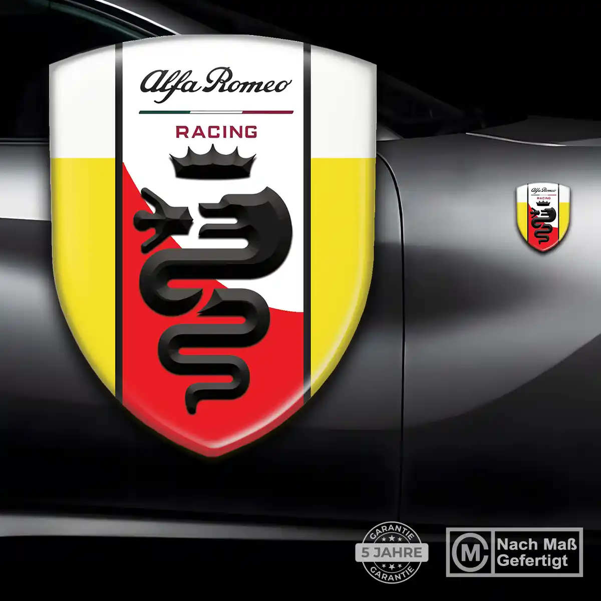Alfa Romeo Wappen Aufkleber Emblem Premiumqualität