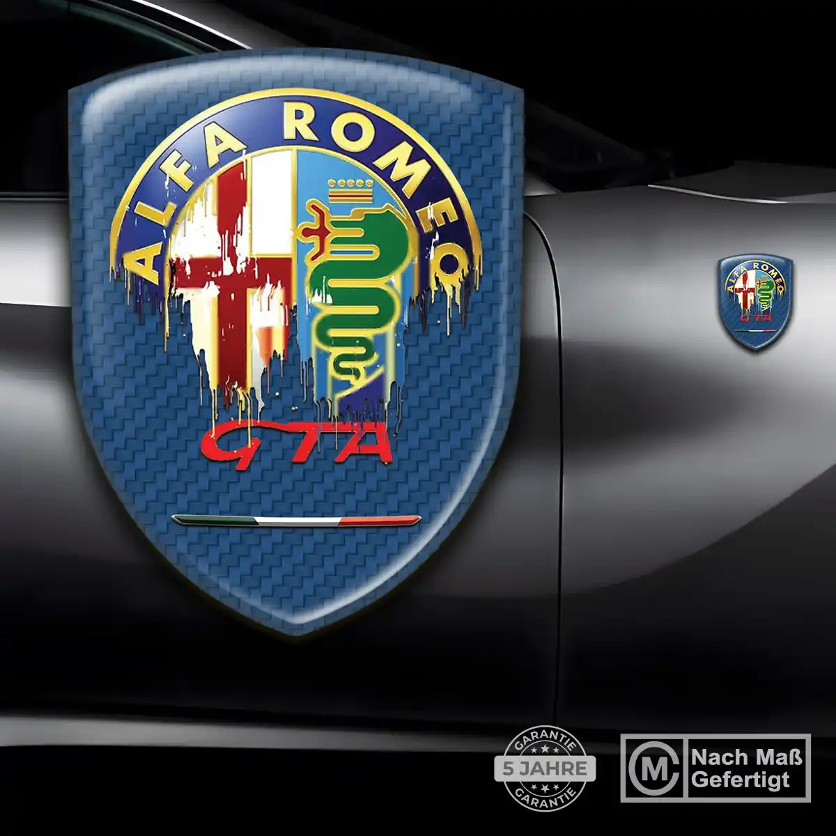 Alfa Romeo Wappen Aufkleber Interieurdesign