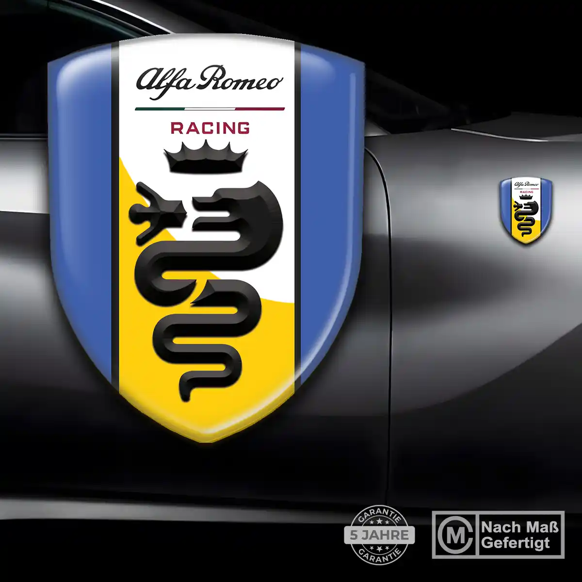 Alfa Romeo Wappen Aufkleber Premium-Edition