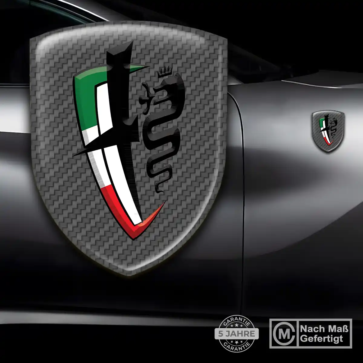 Alfa Romeo Wappen Aufkleber Premiumqualität