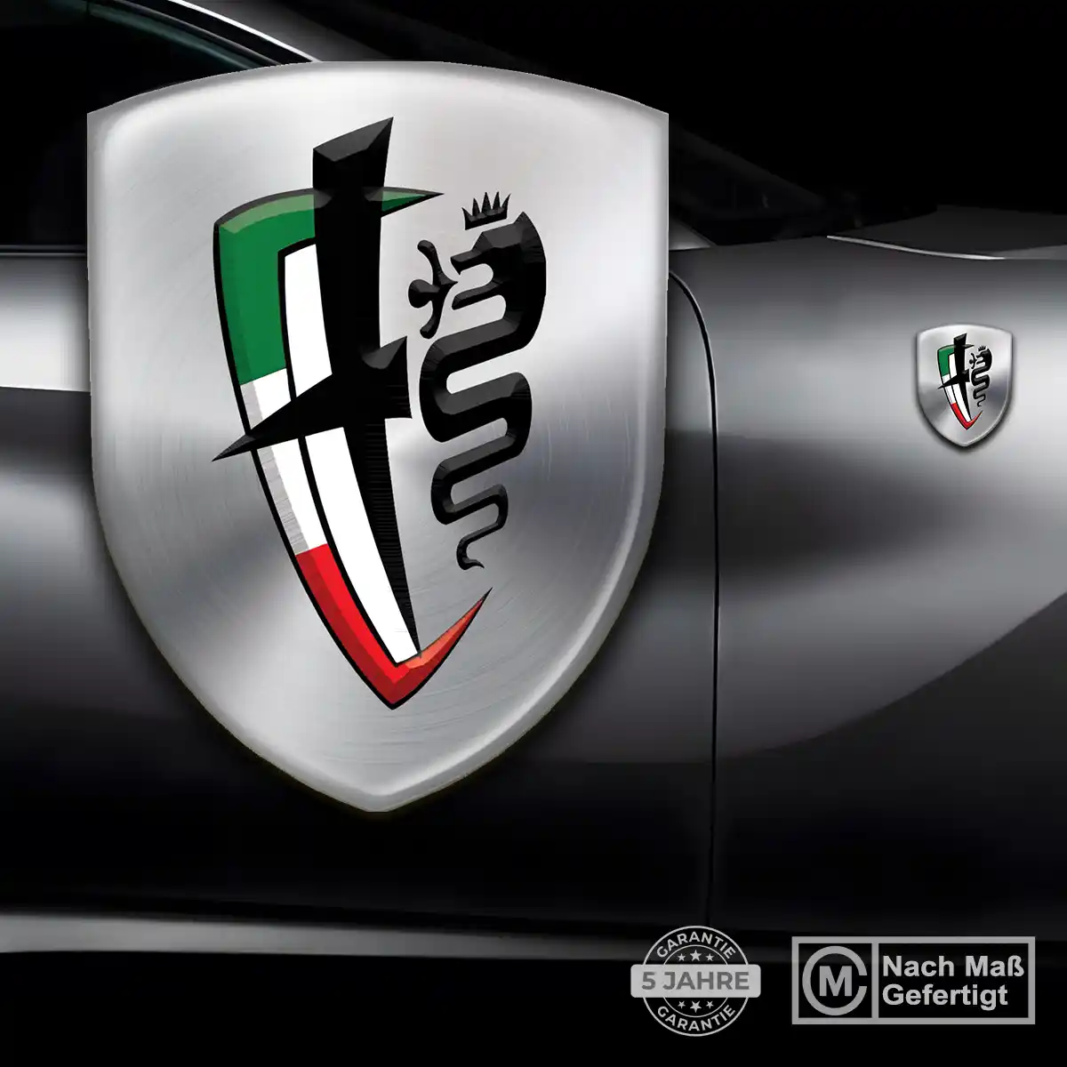 Alfa Romeo Wappen Emblem Aufkleber Limitierte Auflage