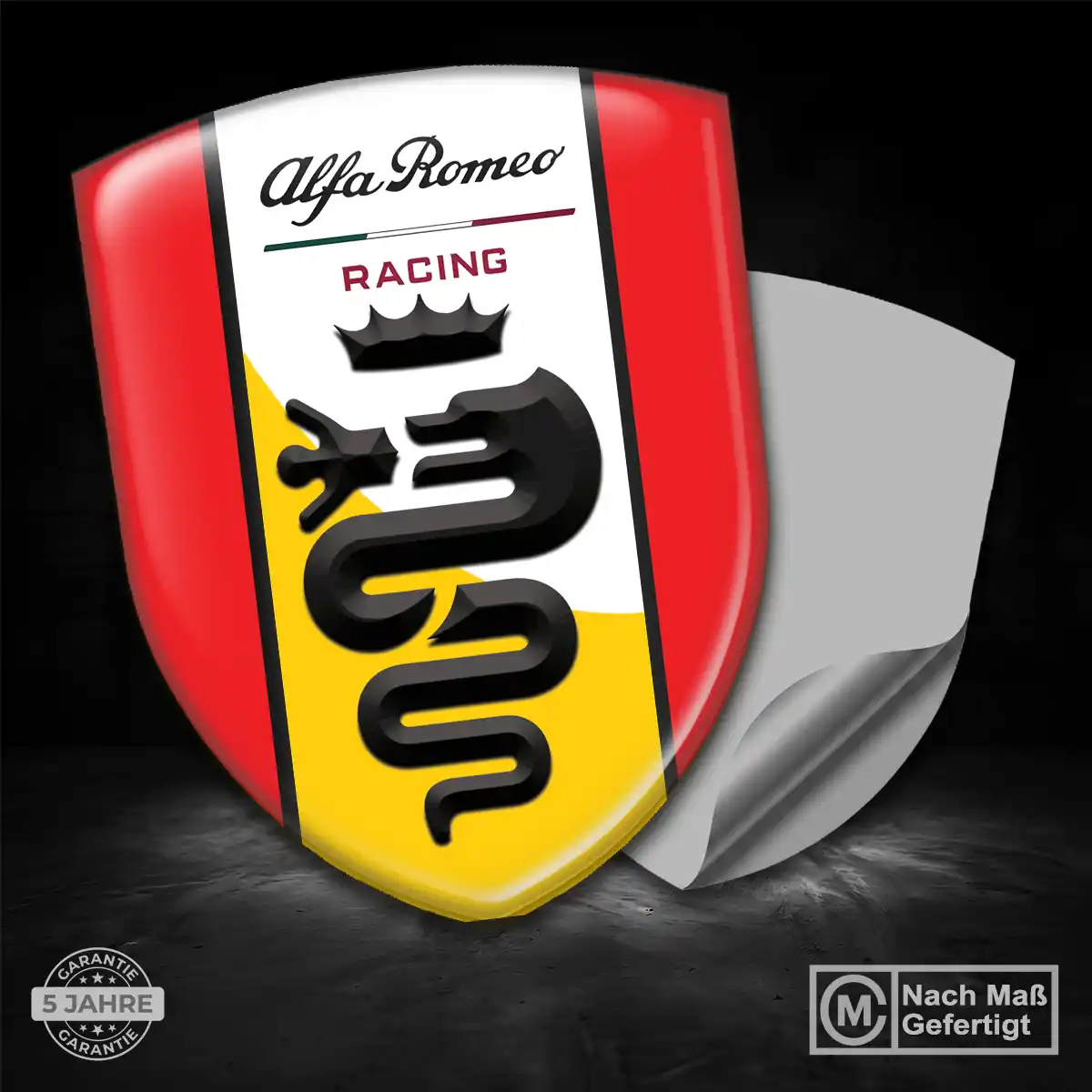 Alfa Romeo Wappen Emblem Aufkleber Premiumqualität