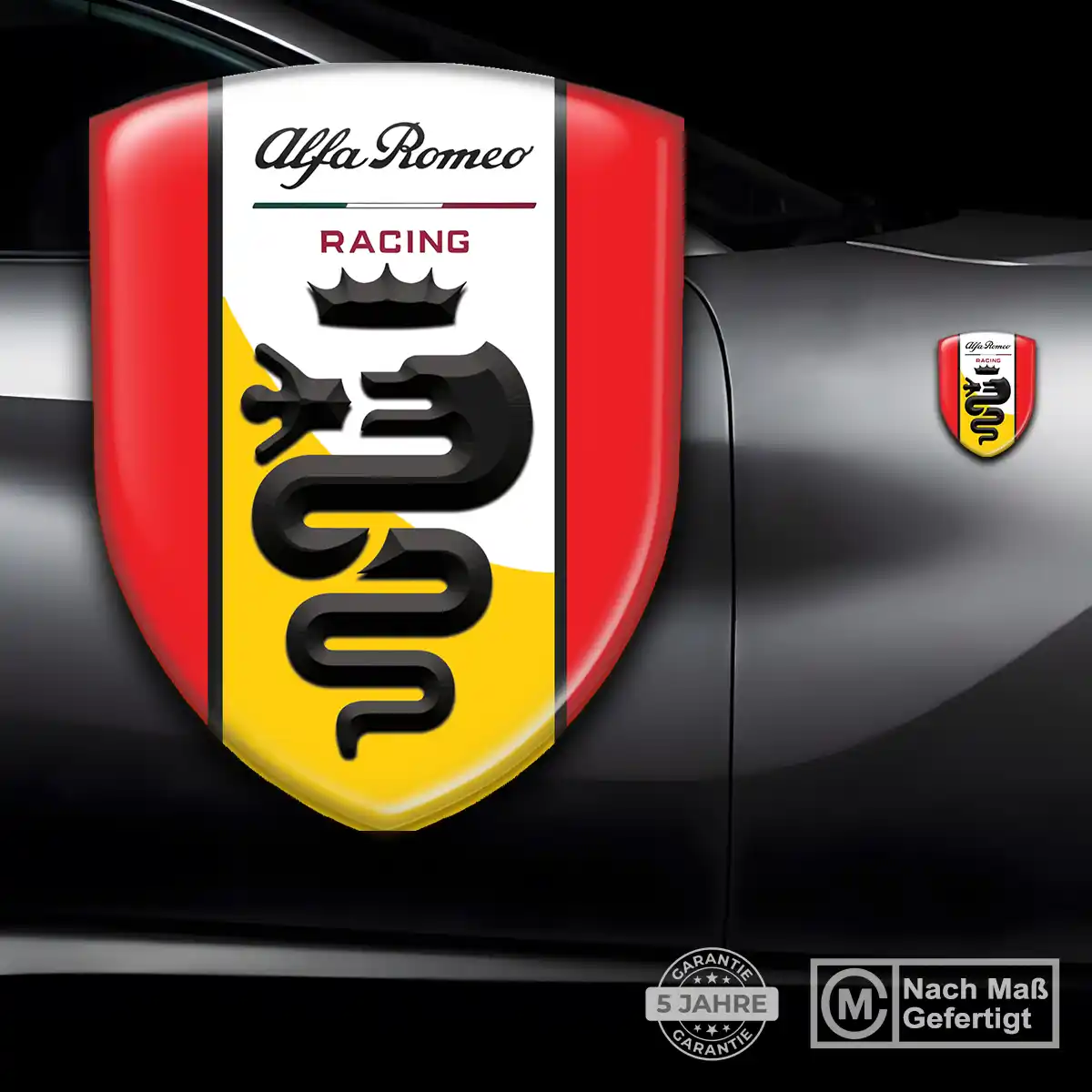 Alfa Romeo Wappen Emblem Aufkleber Premiumqualität