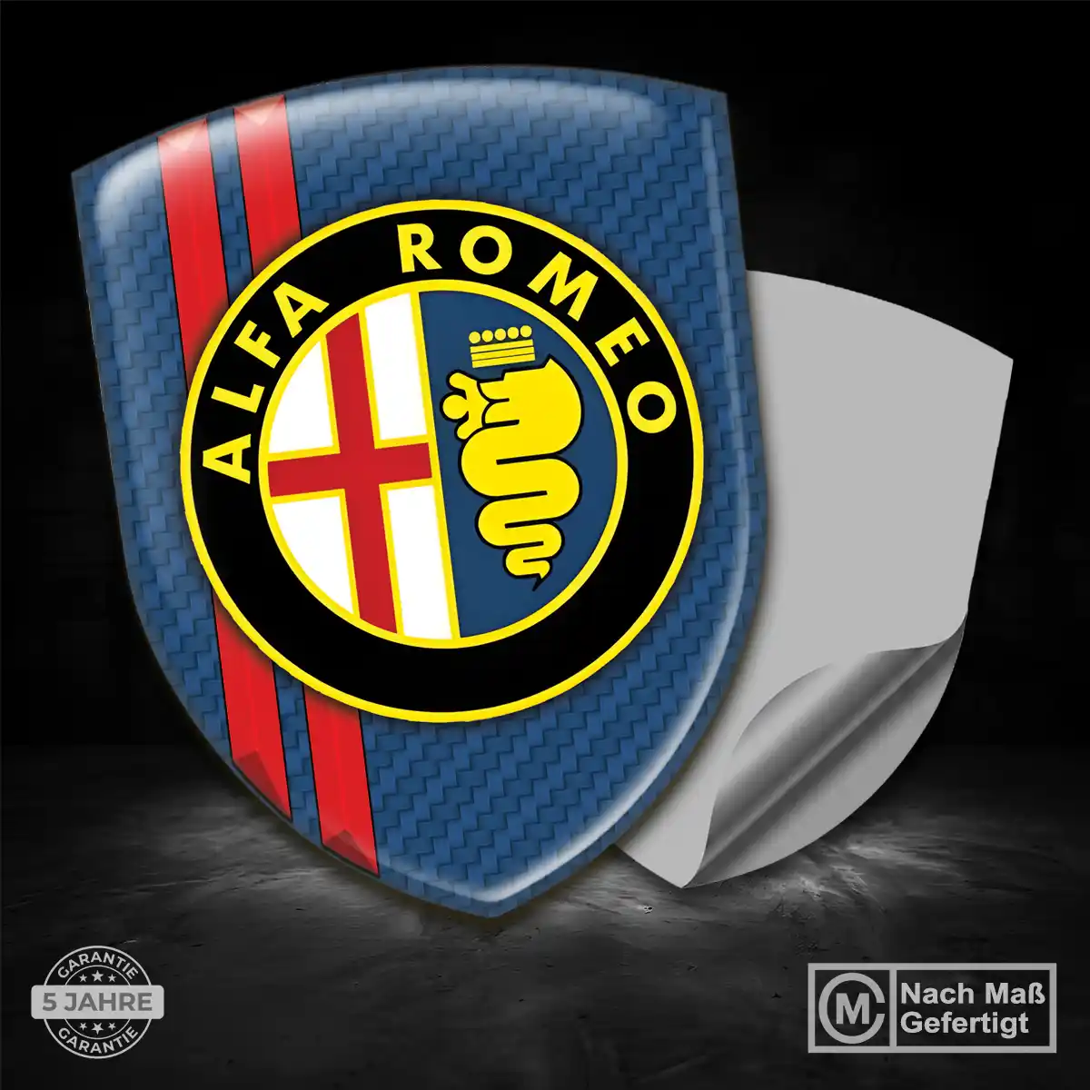 Alfa Romeo Wappen Emblem Auto Premium-Edition