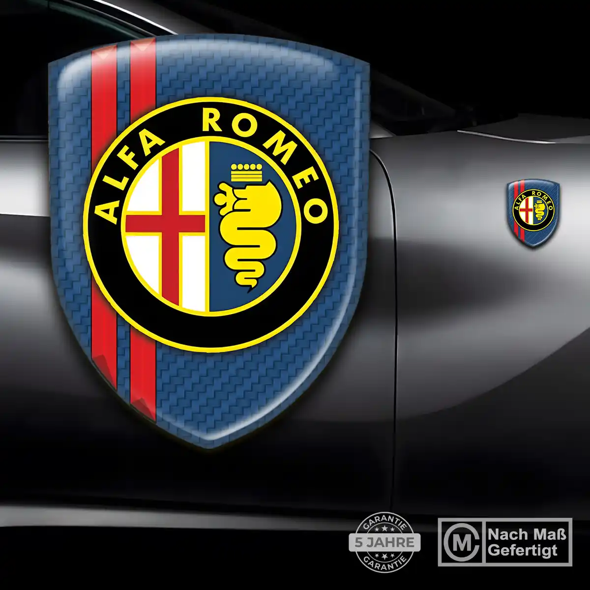 Alfa Romeo Wappen Emblem Auto Premium-Edition