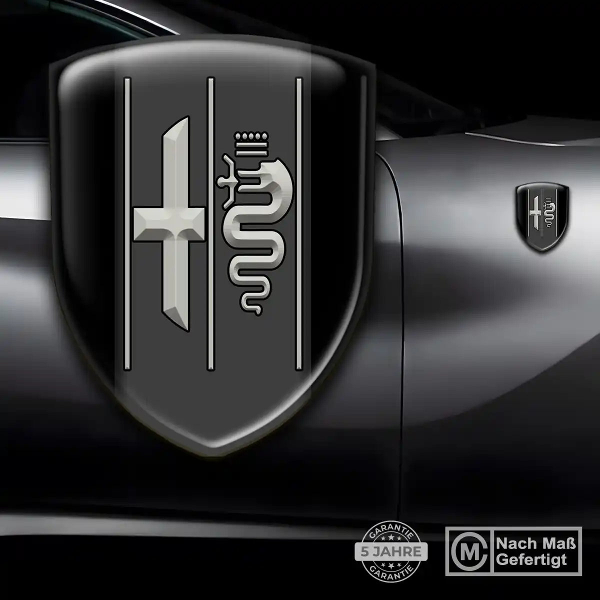 Alfa Romeo Wappen Emblem Auto Stilvolles Design