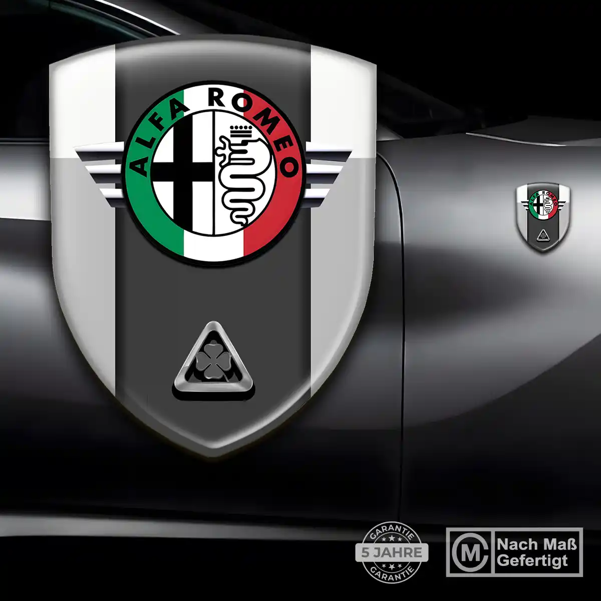 Alfa Romeo Wappen Emblem Hochwertiges Harz