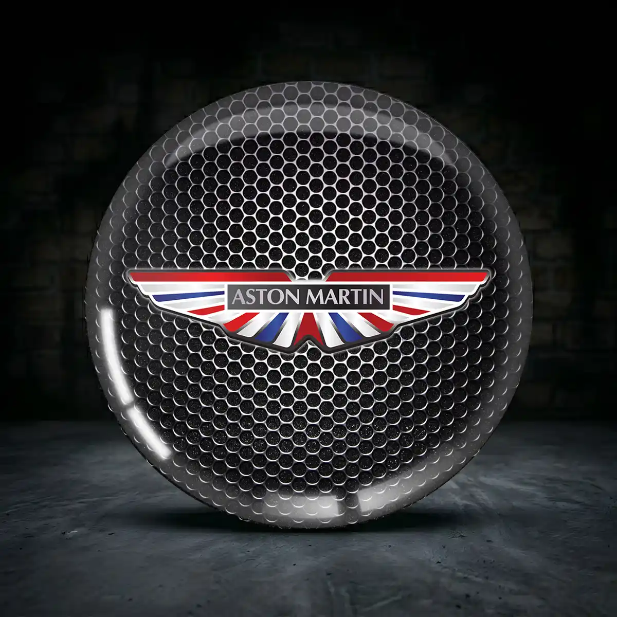 Aston Martin Radmitte Aufkleber Nabendeckel Stilvolles Design