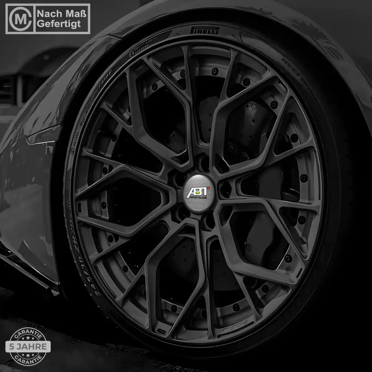 Audi ABT Radkappen Aufkleber Premium-Edition
