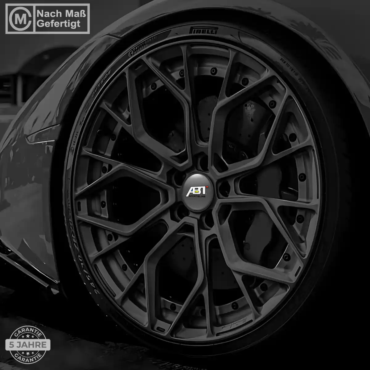 Audi ABT Radkappen Aufkleber Stilvolles Design