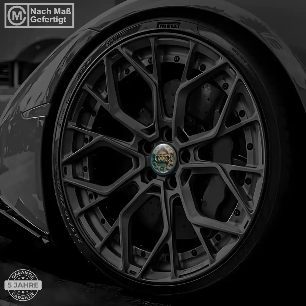 Audi Felgenemblem Aufkleber Elegantes Design