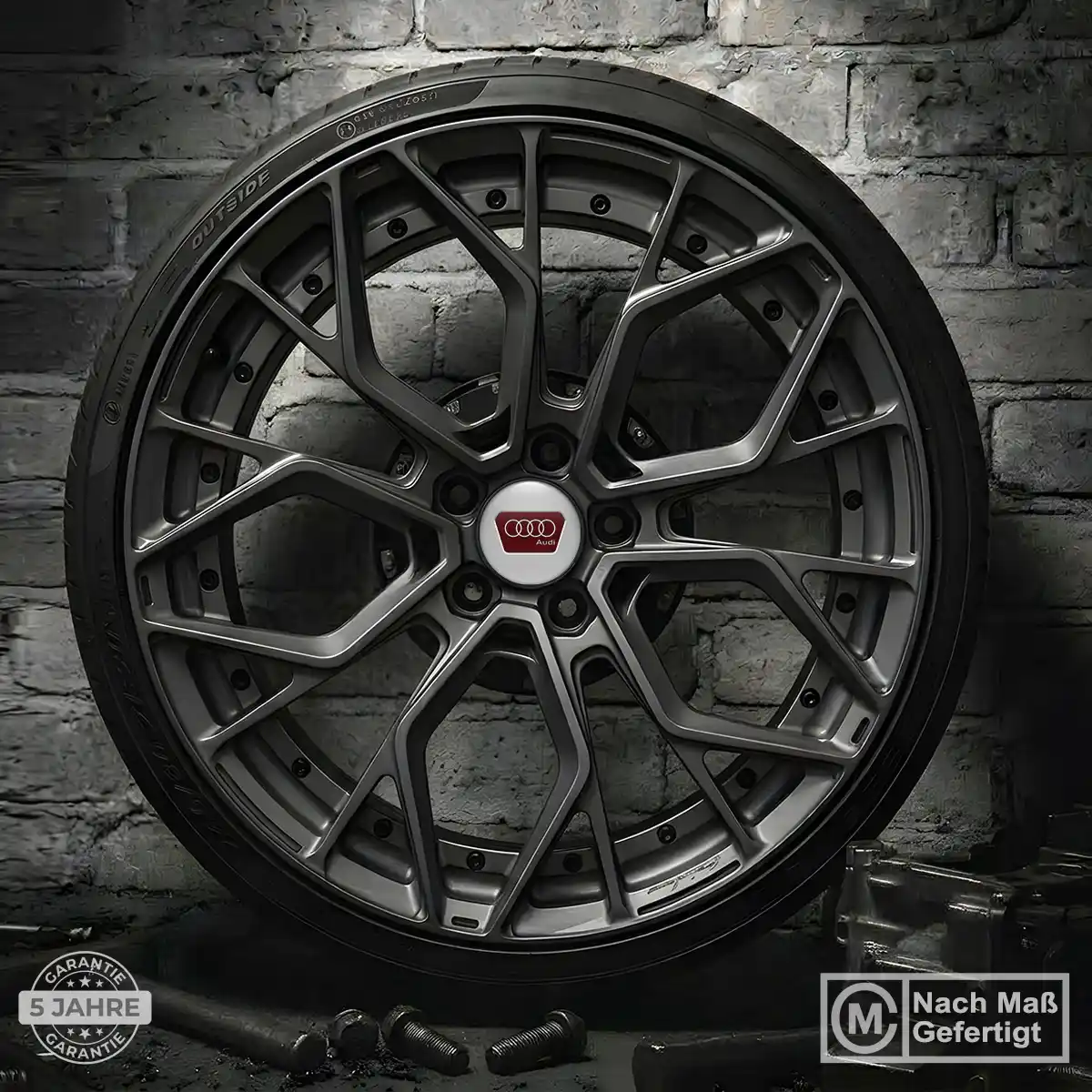 Audi Nabenkappen Aufkleber Limitierte Auflage