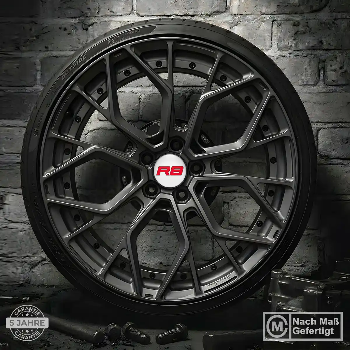 Audi R8 3D Gel Aufkleber Embleme Stilvolles Design