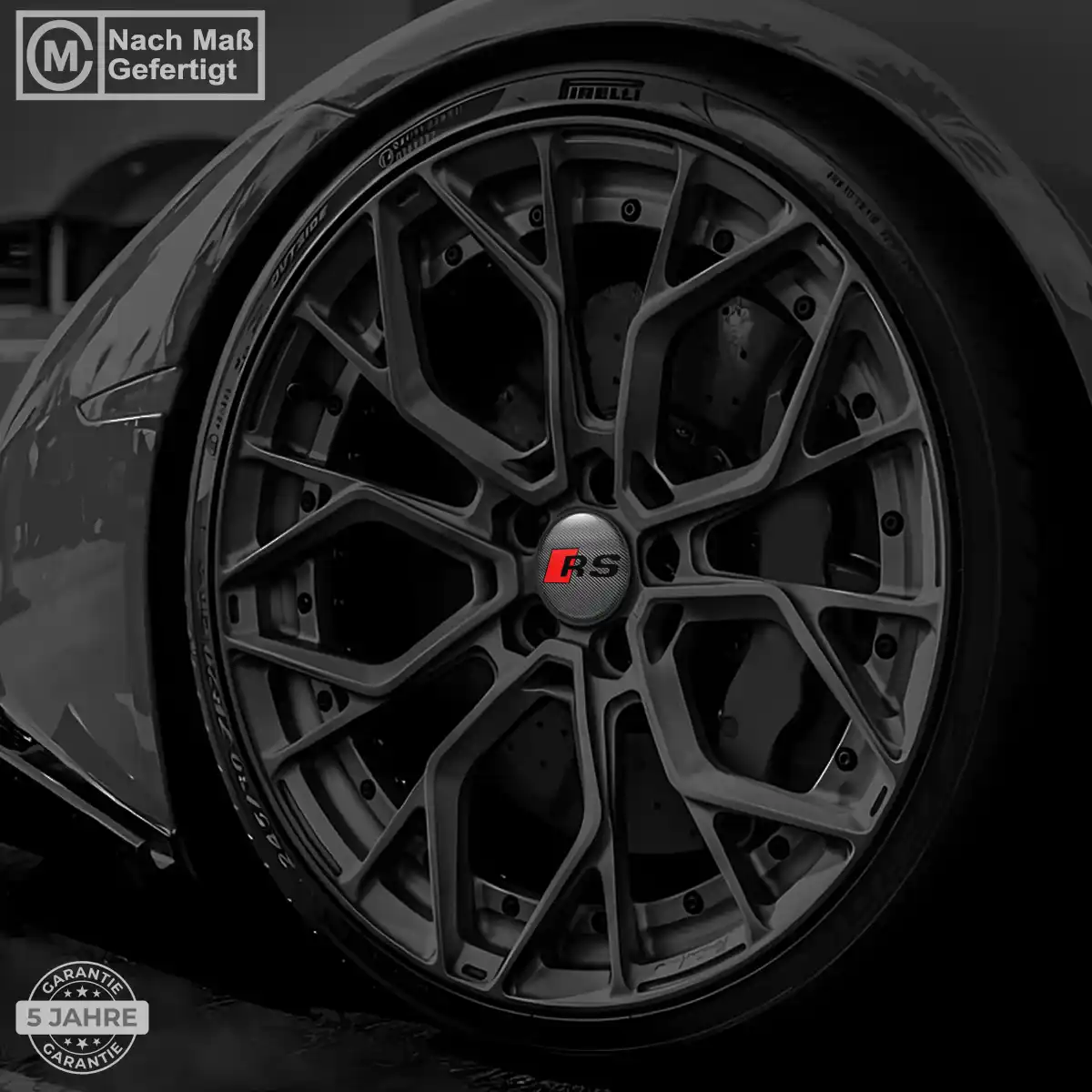 Audi RS Aufkleber Radkappen Stilvolles Design