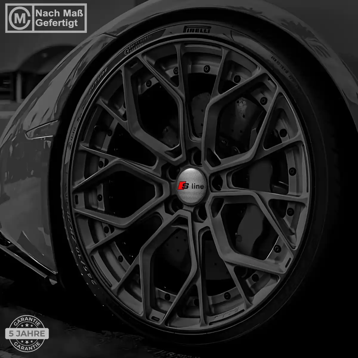 Audi S Line Aufkleber Felgenemblem Silikon Hohe Qualität