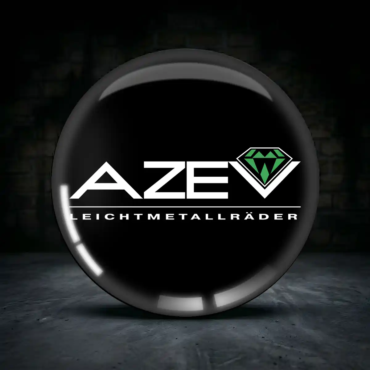 Azev Silikon Aufkleber Embleme Hohe Qualität