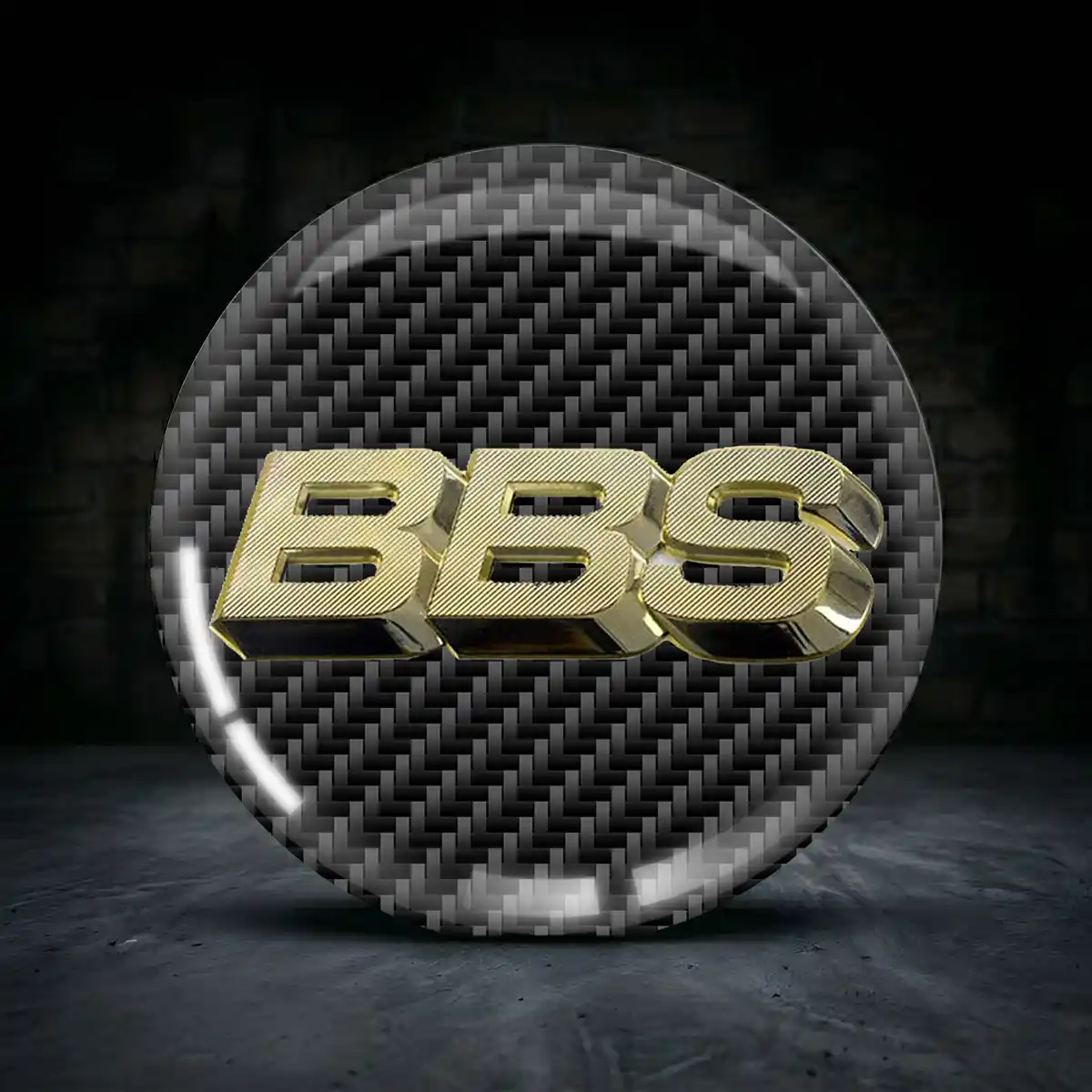 BBS 3D Gel Aufkleber Embleme Exterieurdesign