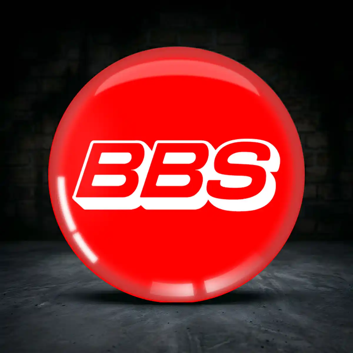 BBS 3D Gel Aufkleber Embleme Hochwertiges Harz