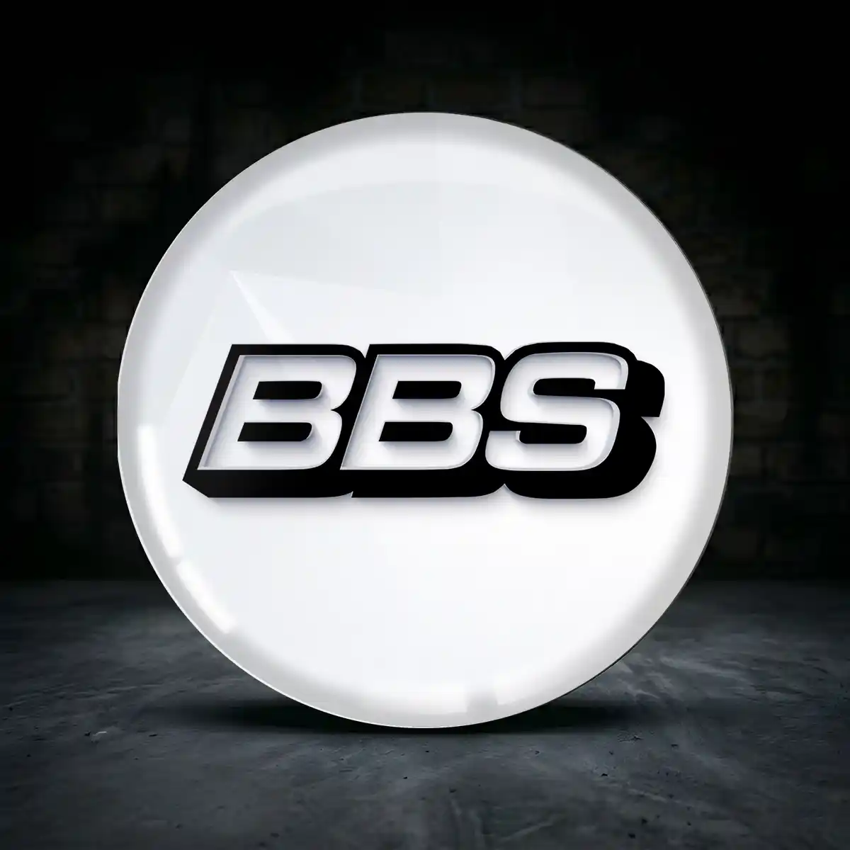 BBS 3D Gel Aufkleber Embleme Interieurdesign