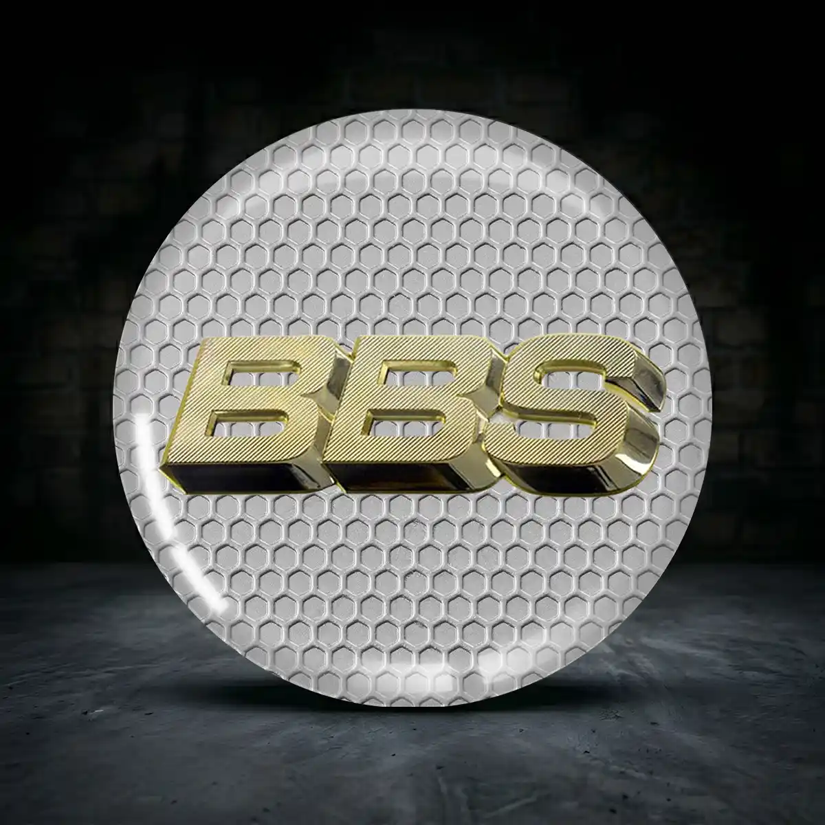BBS 3D Gel Aufkleber Embleme Limitierte Auflage