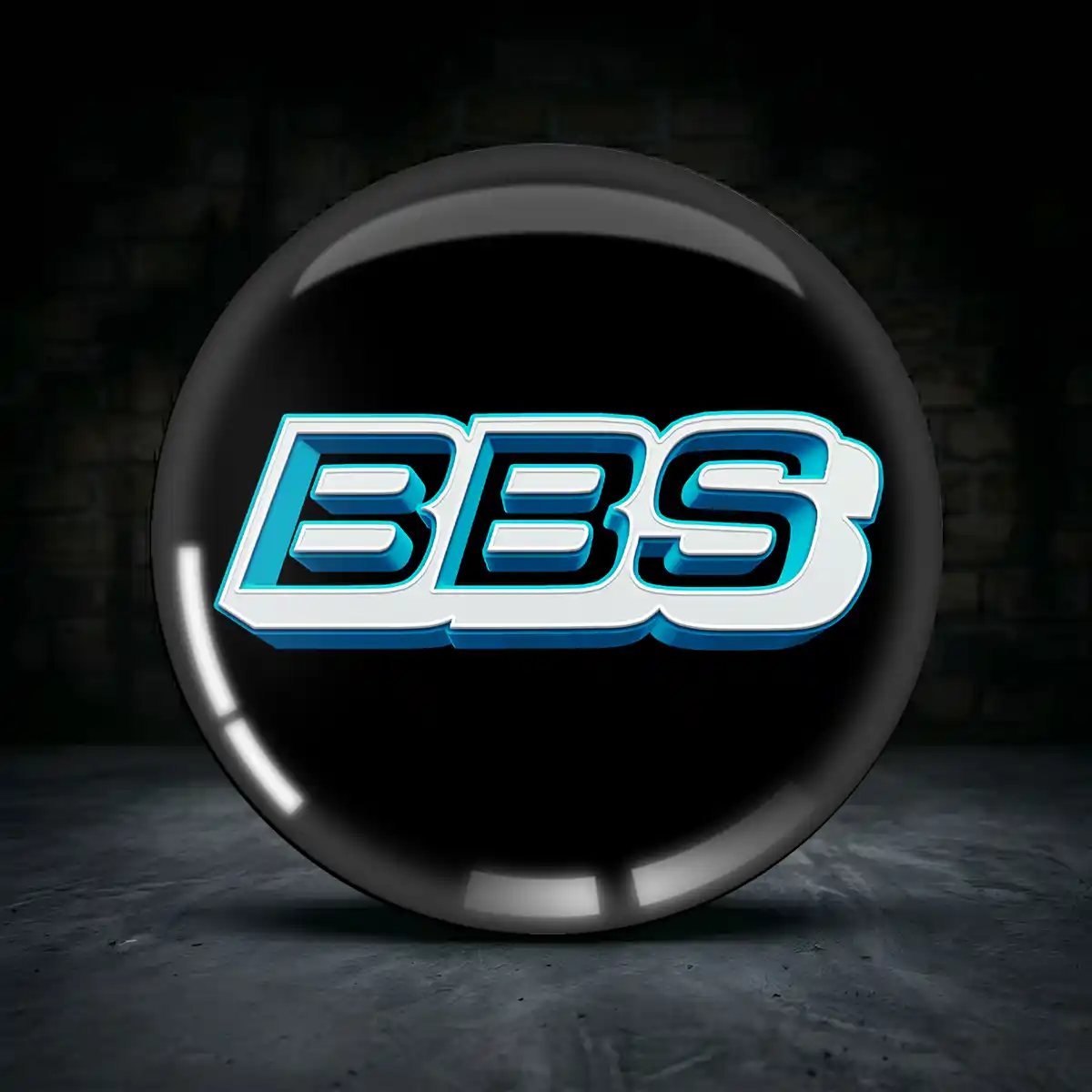 BBS 3D Gel Aufkleber Embleme Luxus-Edition