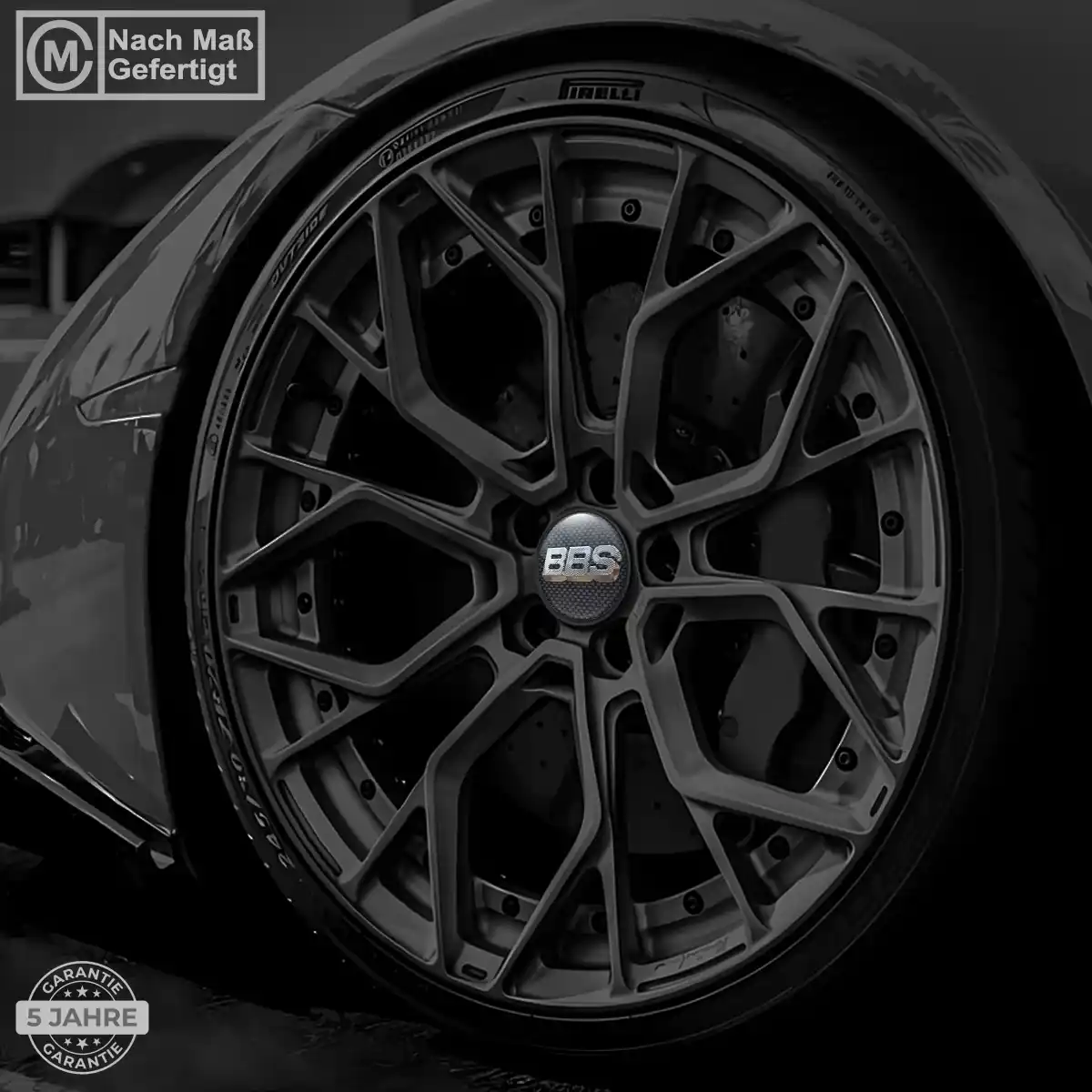 BBS Aufkleber Felgenemblem Silikon Hochwertiges Harz