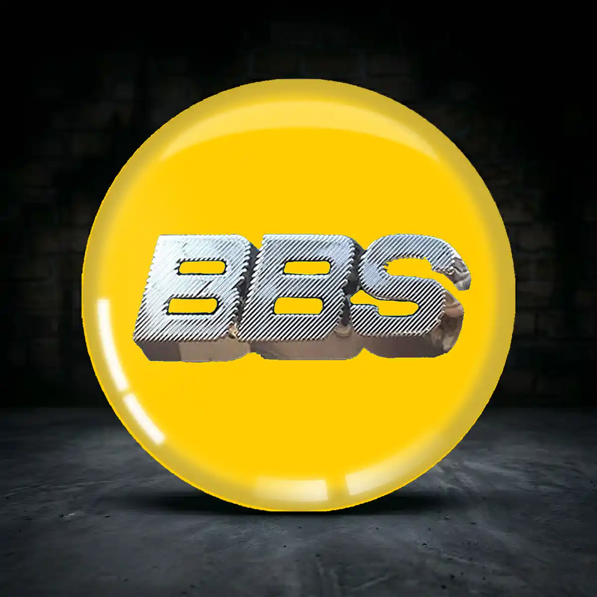 BBS Aufkleber Felgenemblem Silikon Luxus-Edition