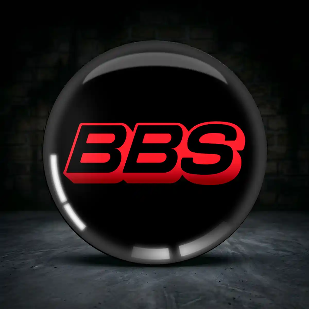 BBS Aufkleber Felgenemblem Silikon Tuningfahrzeug