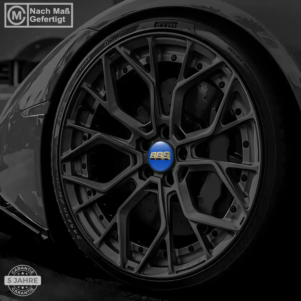BBS Aufkleber Nabendeckel Interieurdesign