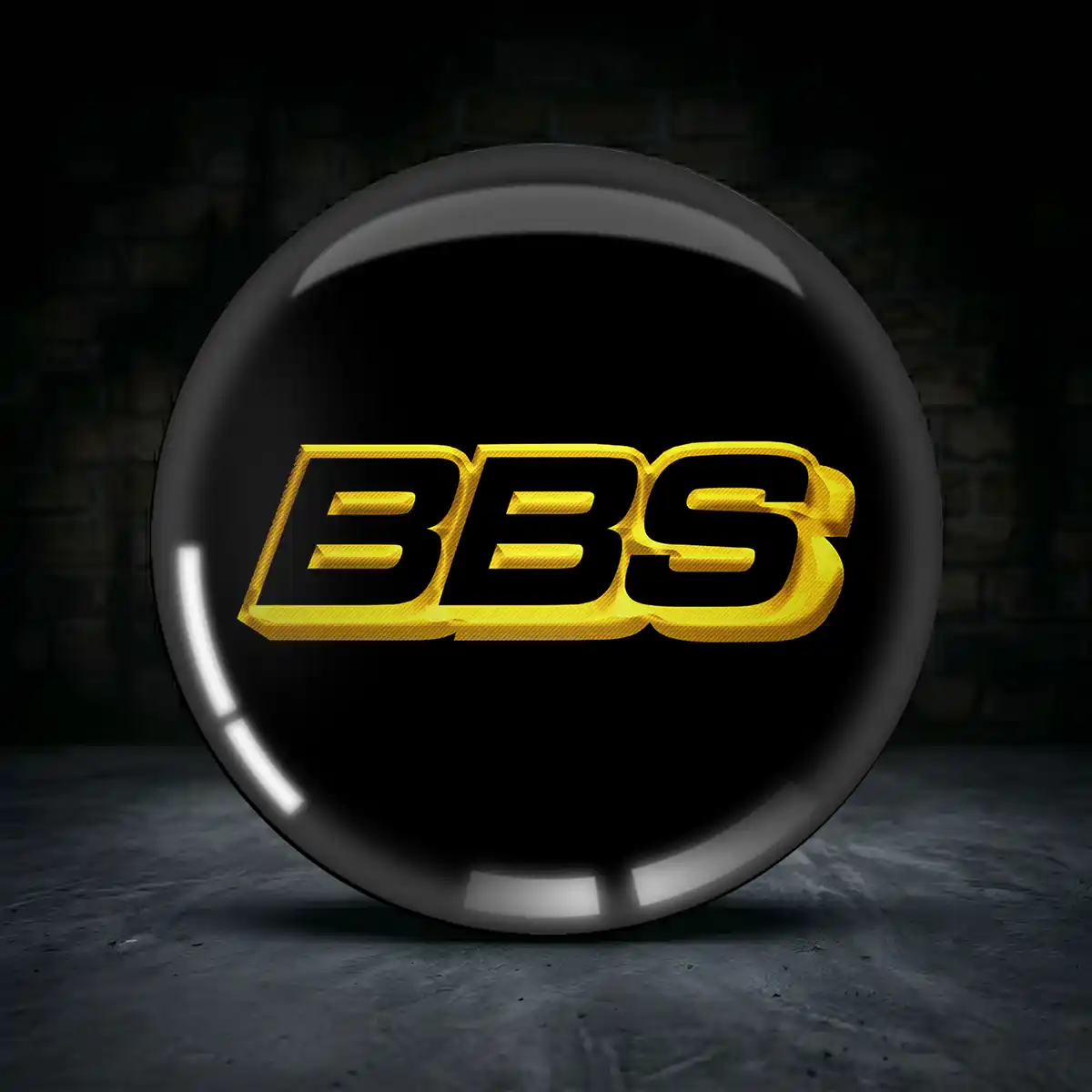 BBS Aufkleber Radkappen Interieurdesign