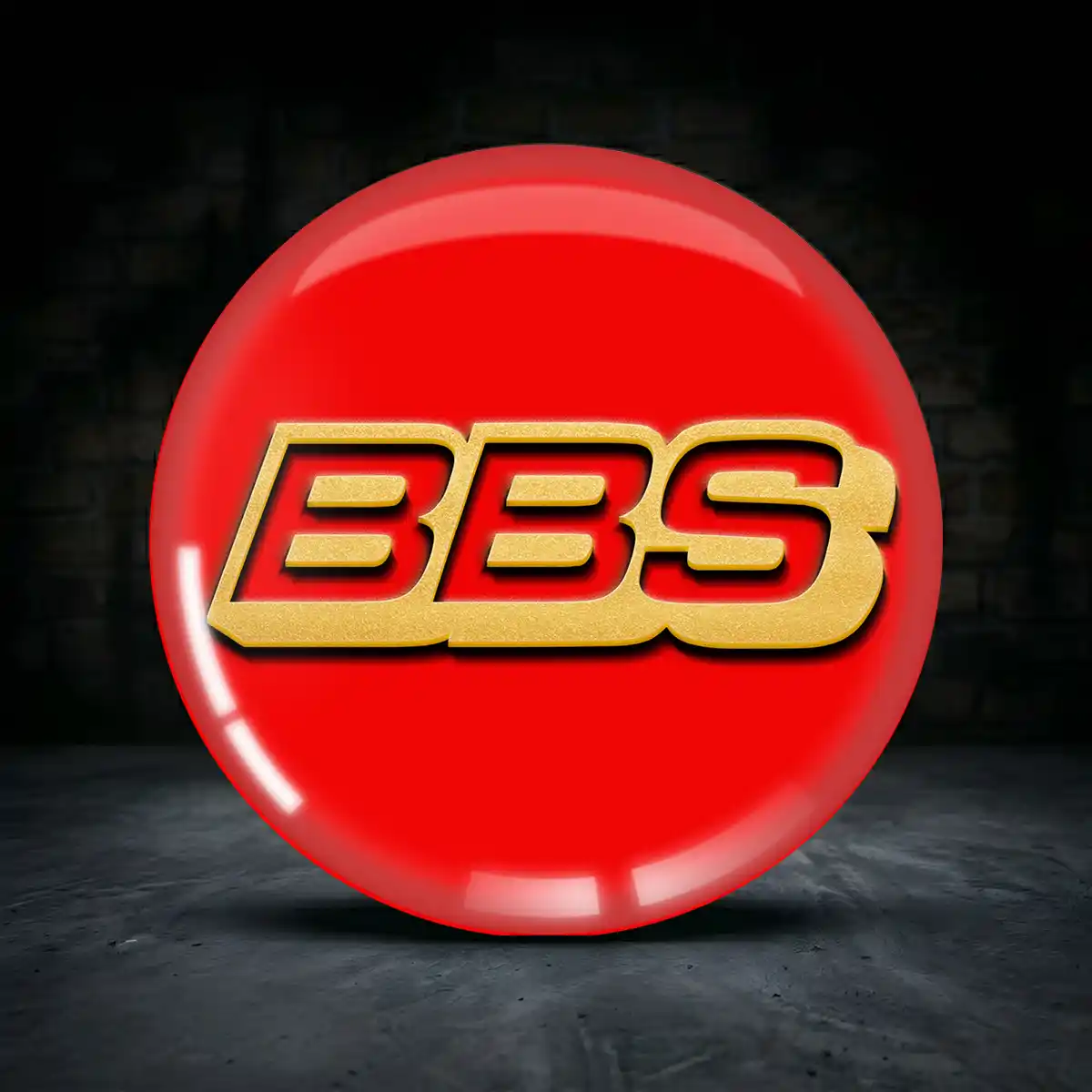 BBS Aufkleber Radmitte Interieurdesign