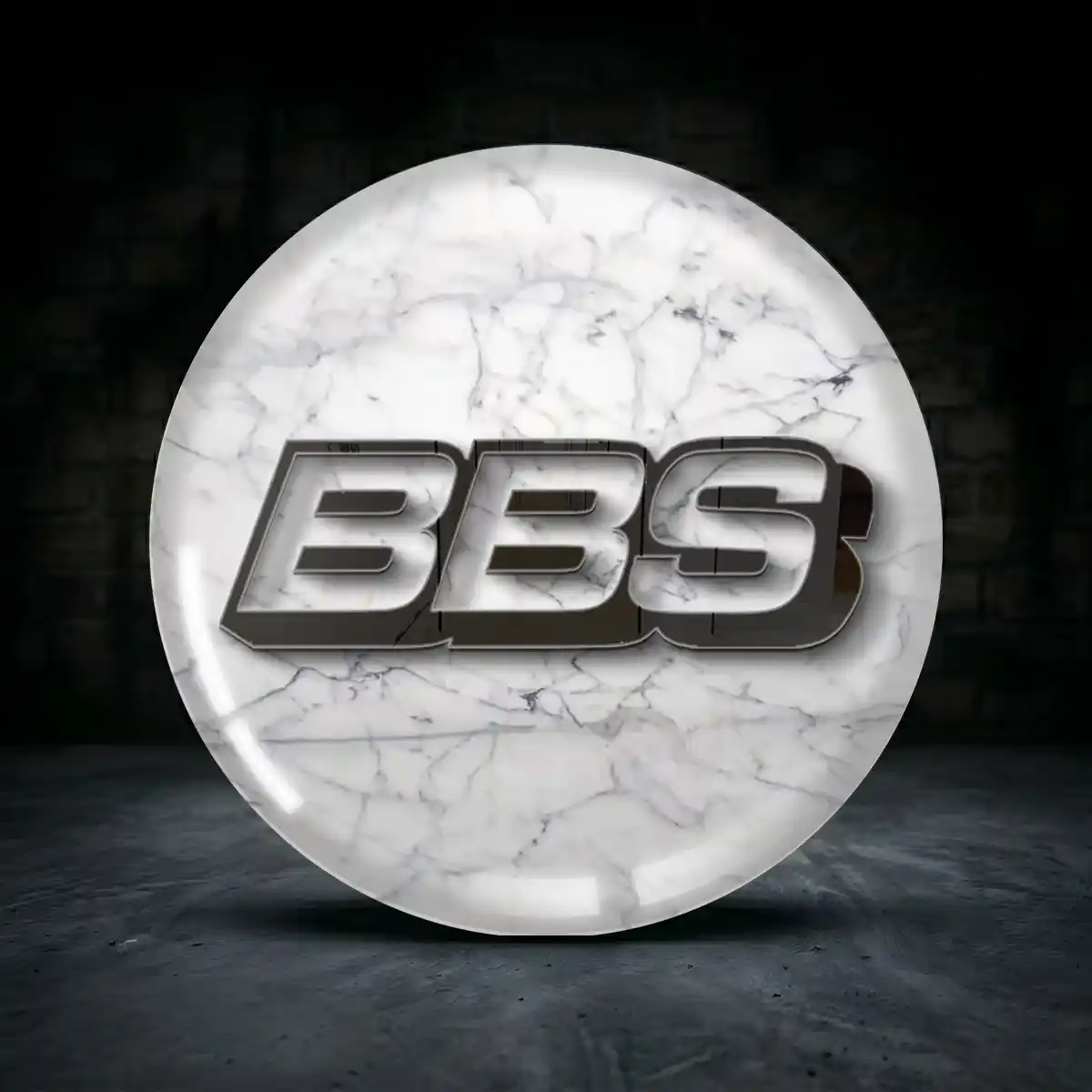BBS Aufkleber Silikon Embleme Stilvolles Design