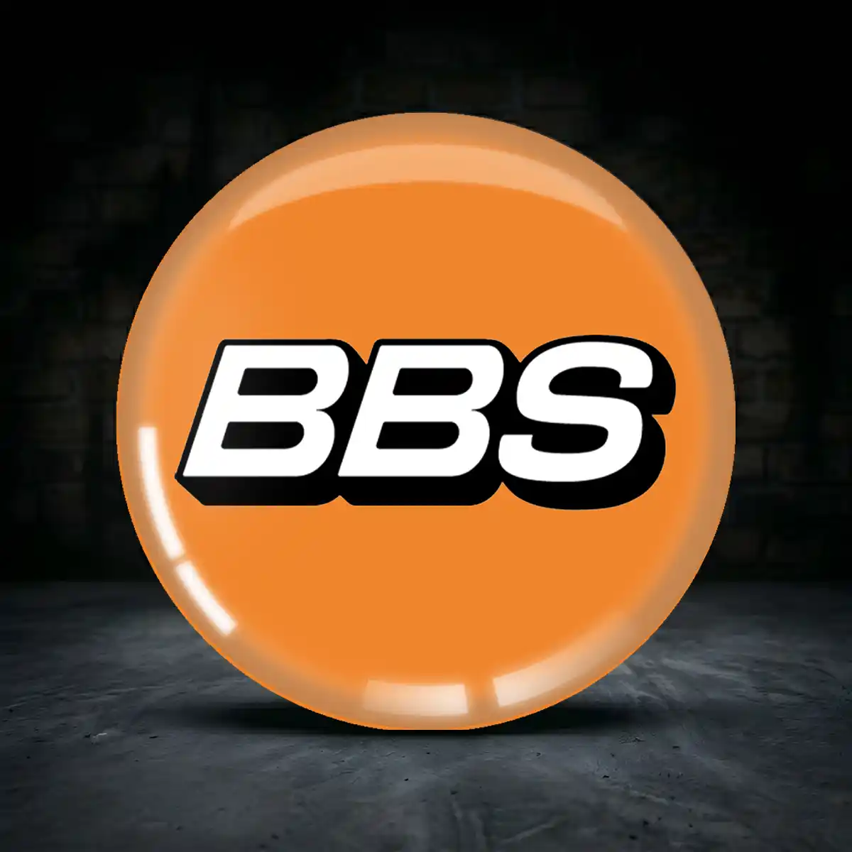 BBS Embleme Silikon Aufkleber Limitierte Auflage