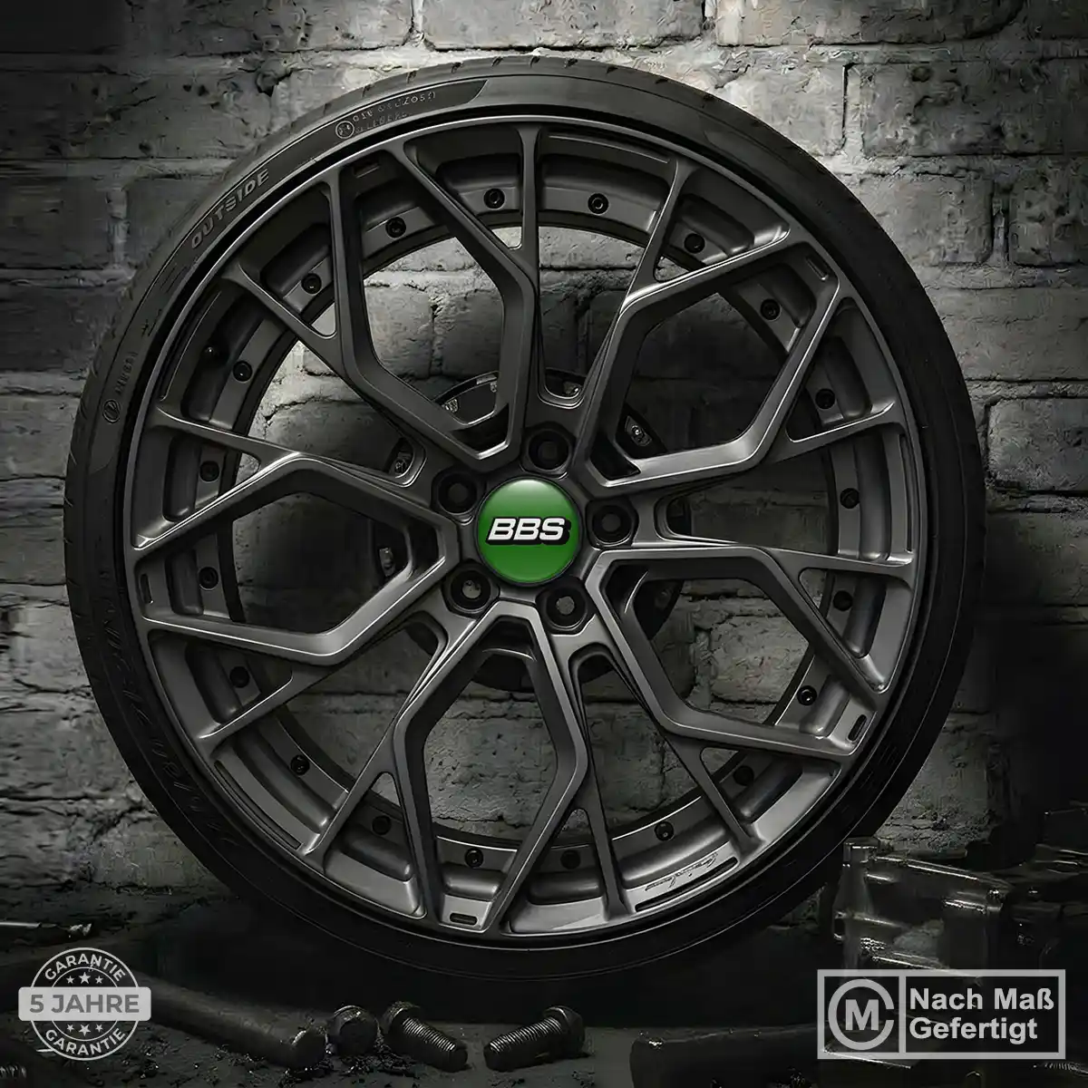 BBS Embleme Silikon Aufkleber Stilvolles Design