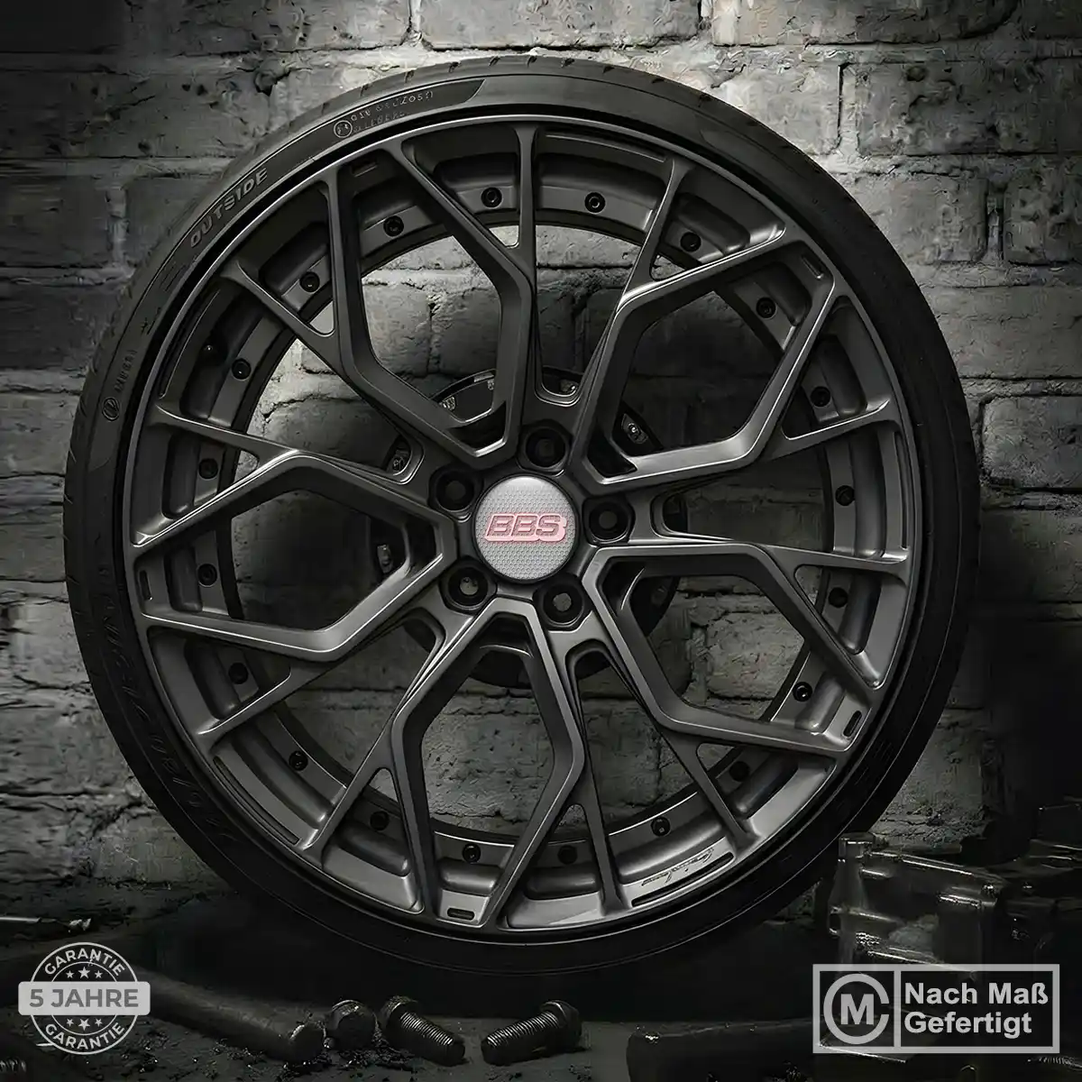 BBS Epoxidharz Aufkleber Stilvolles Design