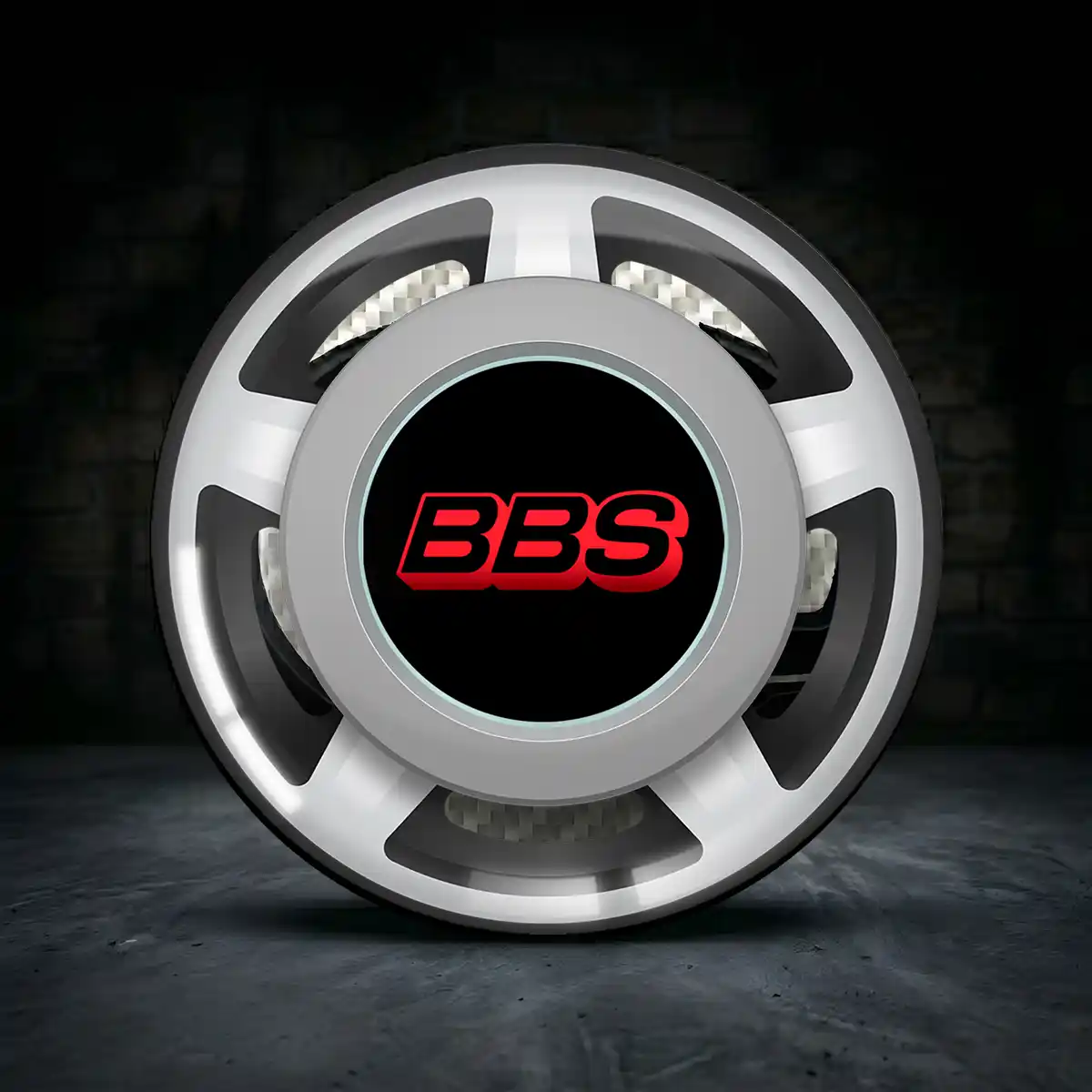 BBS Felgen Aufkleber Silikon Limitierte Auflage