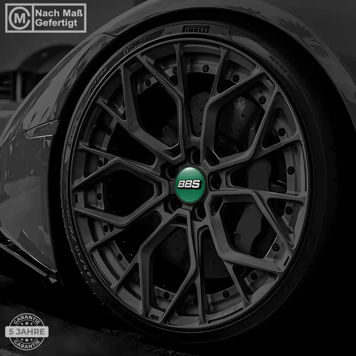 BBS Felgen Aufkleber Silikon Premium-Edition