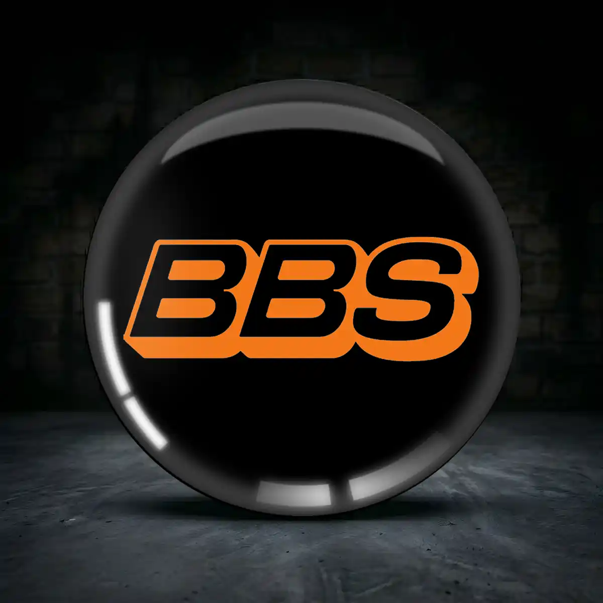 BBS Nabendeckel Aufkleber Hochwertiges Harz