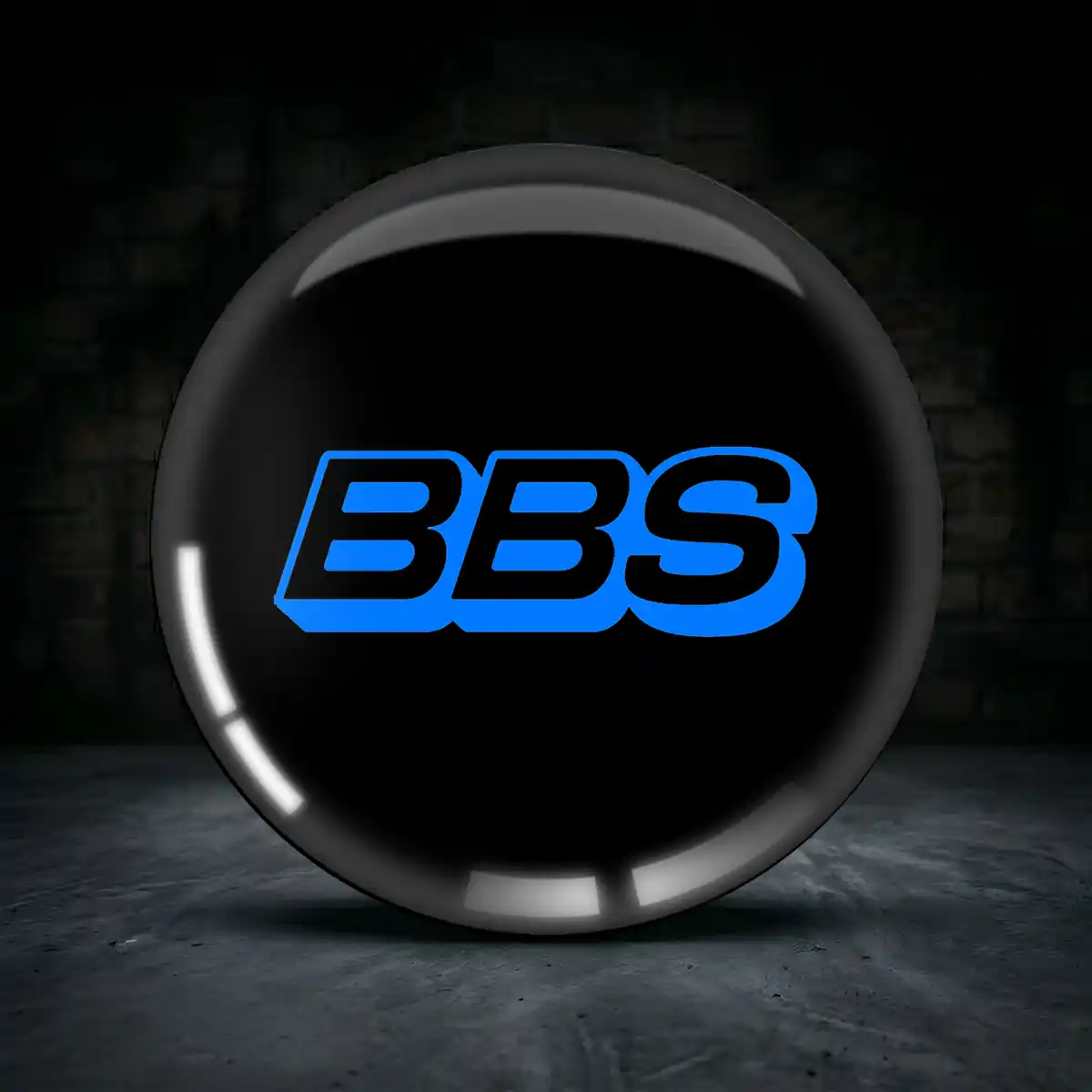 BBS Nabendeckel Aufkleber Interieurdesign